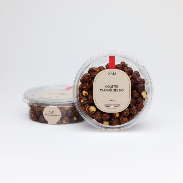 Noisette bio caramélisée - Petite barquette 150g_