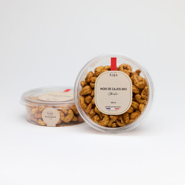 Noix de cajou bio chili - Petite barquette 150g_