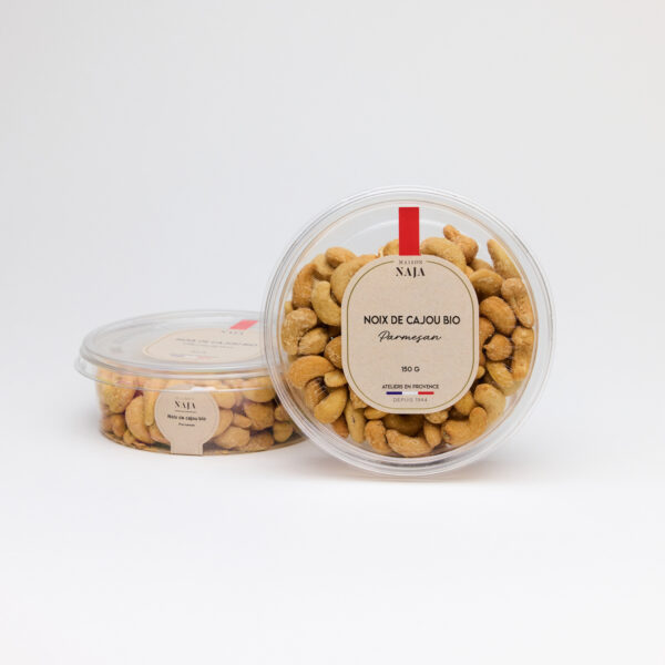 Noix de cajou bio parmesan - Petite barquette 150g_