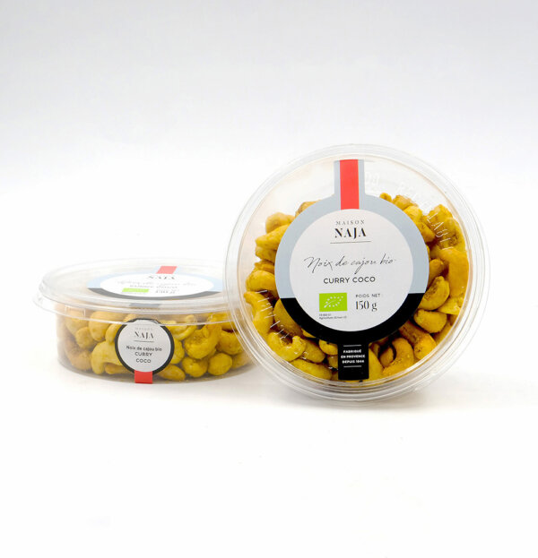 Noix de cajou bio curry coco