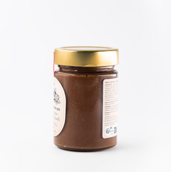 Pâte à tartiner noisette cacao crêpe croustillante