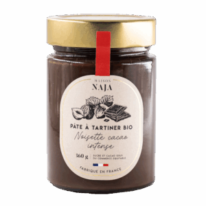Pâte à tartiner noisette cacao intense