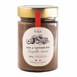 Pâte à tartiner bio noisette cacao