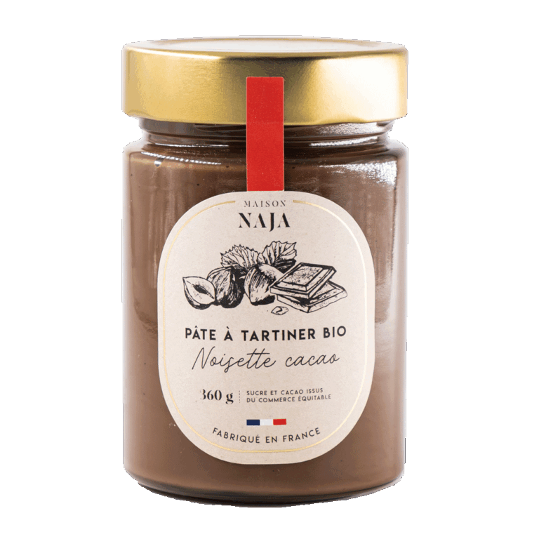 Pâte à tartiner bio noisette cacao
