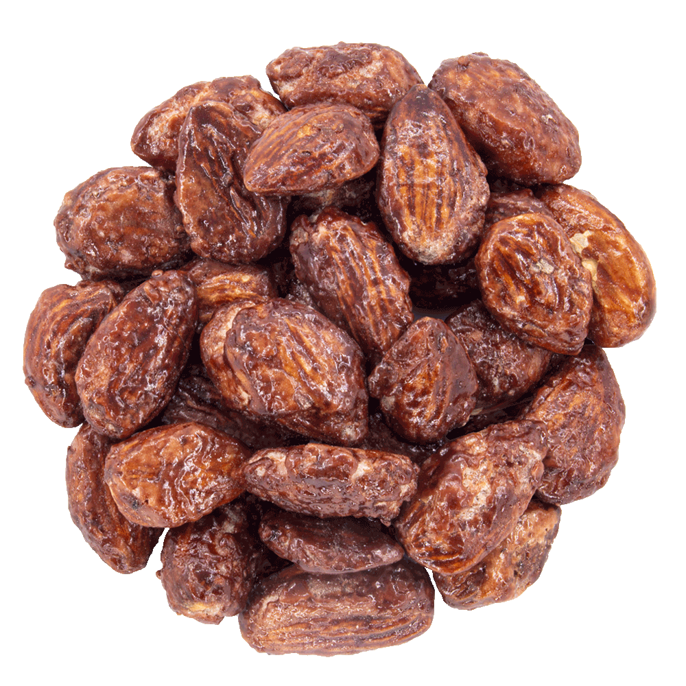 amandes bio caramélisées