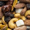 mélange fruits secs cajou, amandes raisins coco