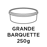 Grande barquette 250g