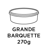 Grande barquette 270g