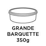 Grande barquette 350g