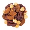 melange grillé sans sel trois noix bio amande, noisette, noix de pécan