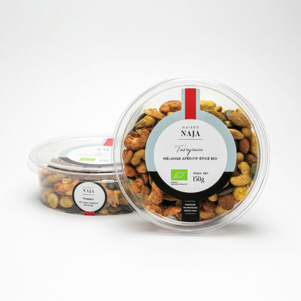 Mélange apéritif fruits secs épicés bio