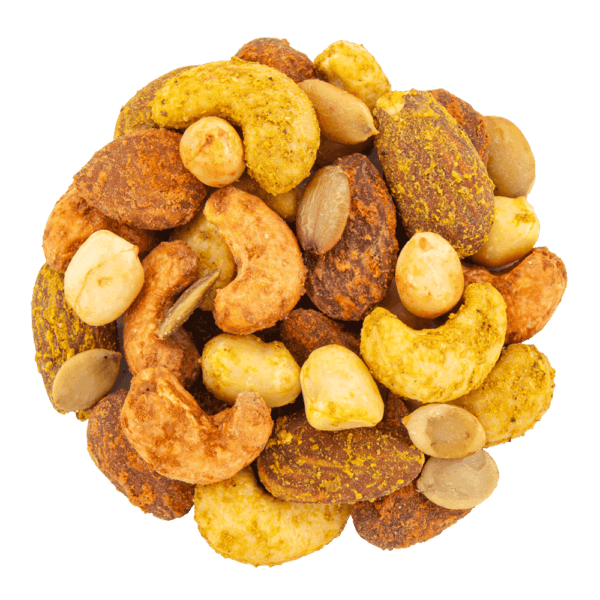 melange tarapaca arachide, amande, noix de cajou, graine de citrouille, sel, curry