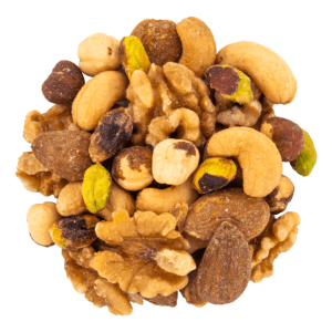 mélange toscane bio, noix de cajou, amande, noisette, noix, pistache décortiquée