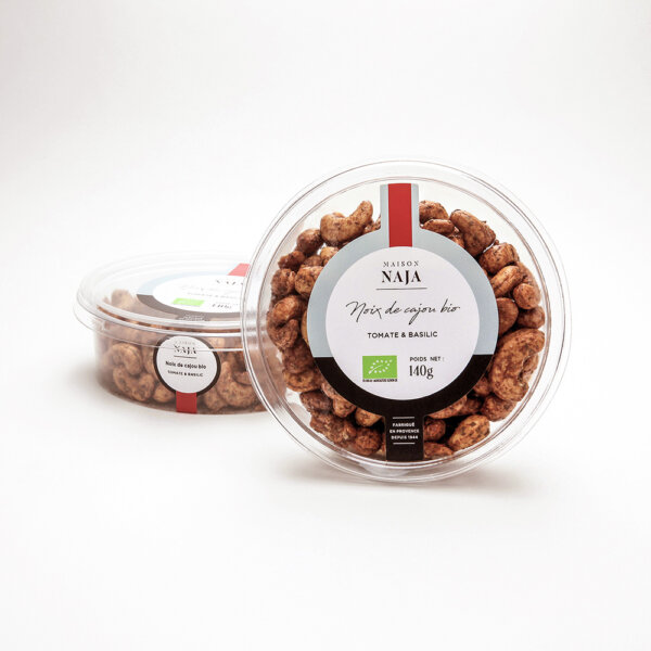 Noix de cajou bio tomate basilic