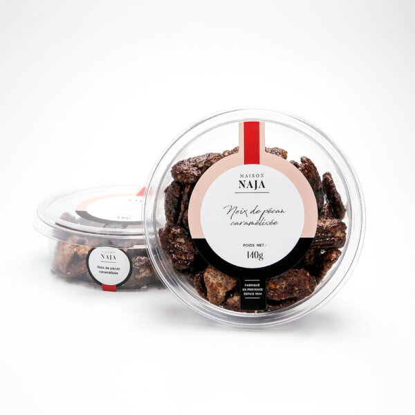 Noix de pecan caramélisée