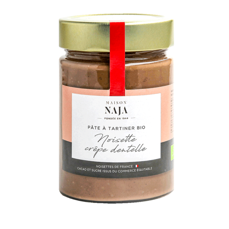 pate à tartiner crepe dentelle gout noisette chocolat
