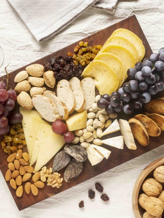 Plateau fruits secs fromage