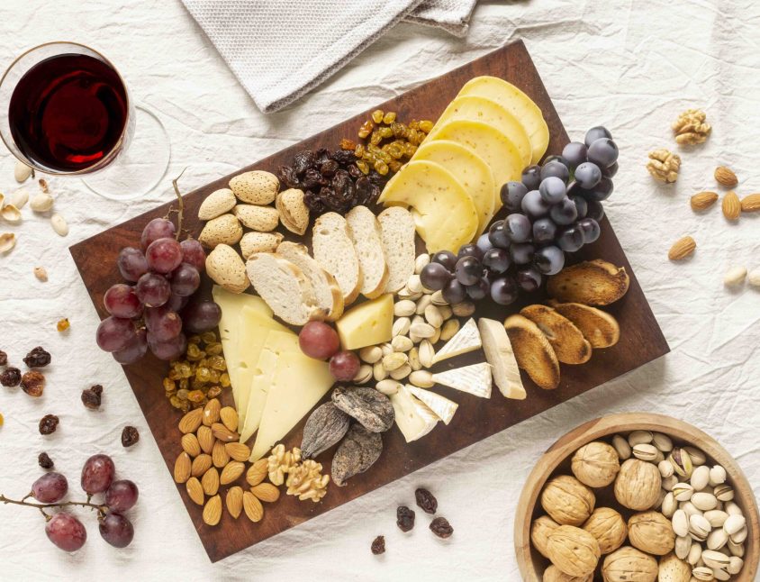 Plateau fruits secs fromage