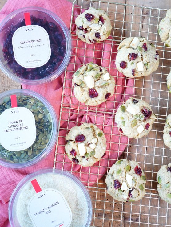 cookies cranberries courge