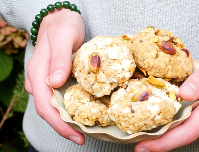 cookies pistaches feta