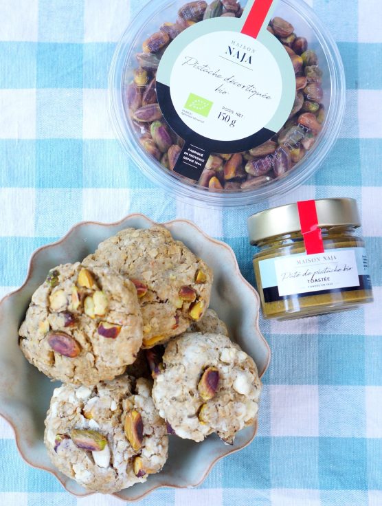 cookies aux pistaches pistaches et à la feta