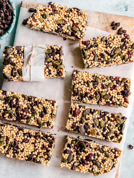 Barre de céréales aux fruits secs maison