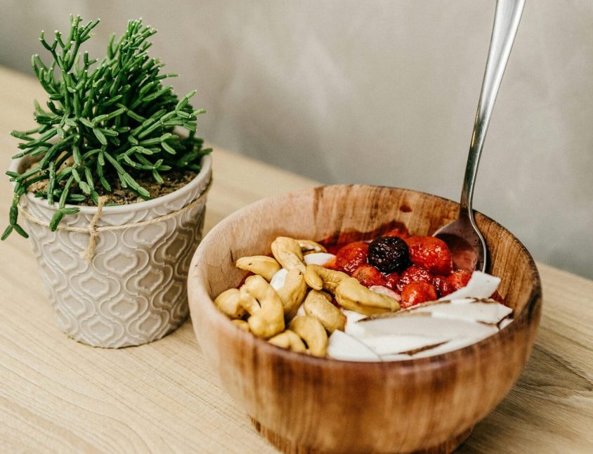 Petit déjeuner fruit secs